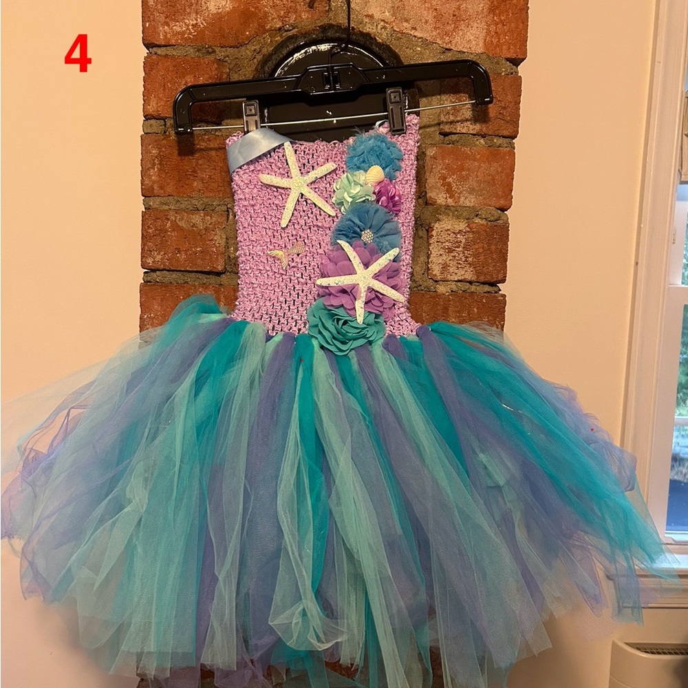 Mermaid Starfish Kids Costume - Purple and Blue